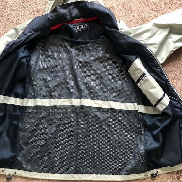 ANGELO LITRICO OUTDOOR ACTIVES MEN'S GRAY WINDBREAKER HOODED JACKET SIZE M DB - Picture 6 of 11